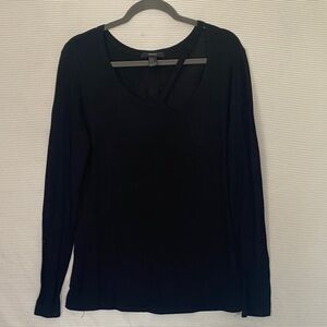 Forever 21 Women's Black Cut Out Long Sleeve Top